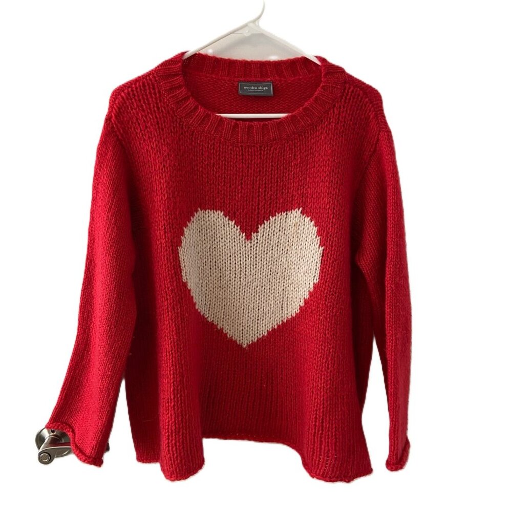 Wooden Ships Heart Sweater